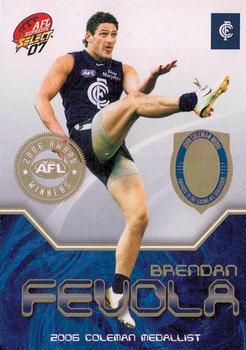 2007 Select AFL Supreme - Medals #MC2 Brendan Fevola Front